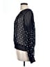Free People Black Long Sleeve Blouse Size L - photo 5
