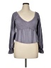 Altar'd State Gray Long Sleeve Blouse Size XL - photo 1