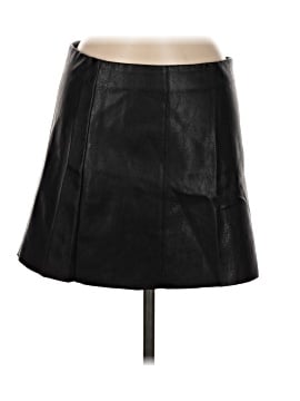 Victoria + Sophia Faux Leather Skirt (view 1)