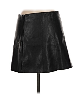 Victoria + Sophia Faux Leather Skirt (view 2)