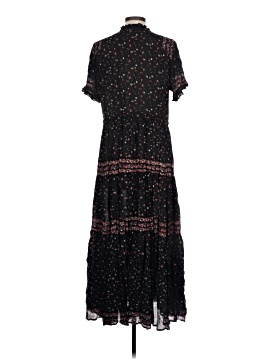 free people black velvet dress Free People floral print velvet puff sleeve tunic mini dress in black
