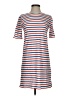 Kule 100% Cotton Stripes Silver Casual Dress Size XS - photo 1