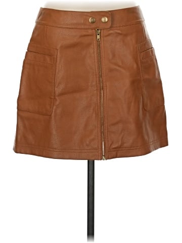 Free People Faux Leather Skirt (view 1)