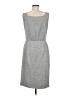 Escada Tweed Gray Casual Dress Size EU 38 / US 8 - photo 2