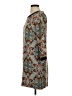 J.Crew 100% Silk Paisley Gray Casual Dress Size 4 - photo 5