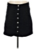Altar'd State Solid Black Denim Skirt Size S - photo 1
