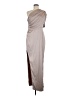 Elle Zeitoune 100% Polyester Tan Cocktail Dress Size M - photo 1