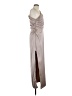 Elle Zeitoune 100% Polyester Tan Cocktail Dress Size M - photo 4