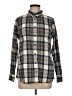 L.L.Bean Plaid Gray Long Sleeve Button-Down Shirt Size M - photo 1