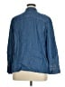 Chico's 100% Lyocell Blue Long Sleeve Blouse Size XL (3) - photo 2