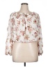 LIFE 100% Polyester White 3/4 Sleeve Blouse Size XL - photo 1