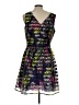 Just... Taylor 100% Polyester Graphic Black Cocktail Dress Size 12 - photo 2