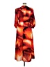 DKNY 100% Polyester Tie-dye Orange Cocktail Dress Size XL - photo 2