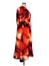 DKNY 100% Polyester Tie-dye Orange Cocktail Dress Size XL - photo 4