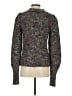 Veronica Beard Tweed Gray Turtleneck Sweater Size S - photo 2