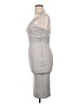 AX Paris Solid Gray Cocktail Dress Size 14 - photo 5