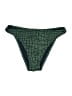 Solid & Striped Animal Print Green Swimsuit Bottoms Size S - photo 1