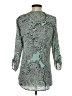 The Limited 100% Polyester Paisley Teal 3/4 Sleeve Blouse Size S - photo 2
