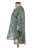 The Limited 100% Polyester Paisley Teal 3/4 Sleeve Blouse Size S - photo 5
