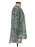 The Limited 100% Polyester Paisley Teal 3/4 Sleeve Blouse Size S - photo 4