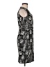 Max Mara Graphic Silver Black Cocktail Dress Size 8 - photo 4