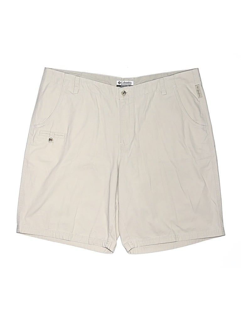 Pre-owned Columbia Khaki Shorts In Tan