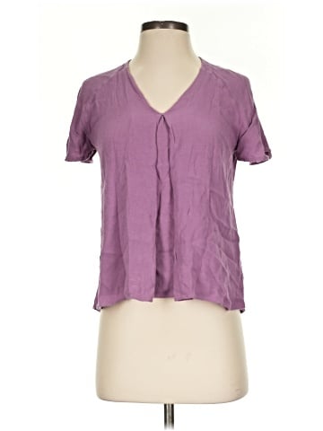 Massimo Dutti Short Sleeve Blouse (view 1)