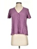 Massimo Dutti Purple Short Sleeve Blouse Size XS - photo 1