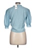 French Connection 100% Polyester Blue 3/4 Sleeve Blouse Size 10 - photo 2