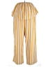 Shein Curve 100% Polyester Stripes Yellow Casual Pants Size 14 Plus (1) - photo 1