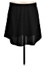 J.Crew 100% Polyester Solid Black Casual Skirt Size L - photo 1
