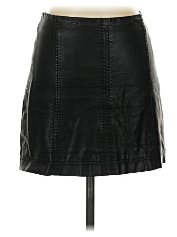 Free People Faux Leather Skirt (view 1)