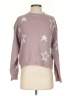 Shein 100% Polyester Stars Pink Pullover Sweater Size 4 - photo 1