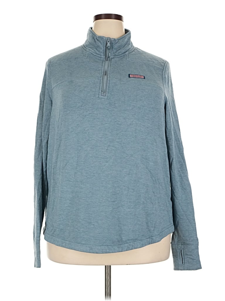 Pre-owned Vineyard Vines Pullover Sweater In Blue