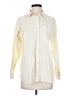 Ann Taylor LOFT Stripes Yellow Long Sleeve Button-Down Shirt Size S - photo 1
