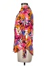 Ruby Rd. 100% Cotton Print Orange Pink Long Sleeve Blouse Size 6 - photo 5