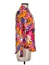 Ruby Rd. 100% Cotton Print Orange Pink Long Sleeve Blouse Size 6 - photo 4