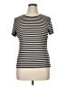 Halogen Black Short Sleeve Top Size XL - photo 1