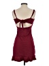 Unbranded Solid Burgundy Cocktail Dress Size S - photo 2