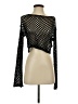 Mahina Black Long Sleeve Top Size S - photo 1