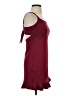 Unbranded Solid Burgundy Cocktail Dress Size S - photo 4