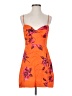 NBD Tropical Orange Cocktail Dress Size S - photo 1