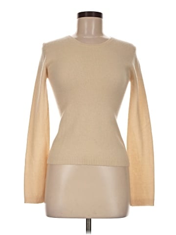 Aqua Cashmere Pullover Sweater (view 1)