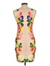 Derek Heart Graphic Tan Cocktail Dress Size L - photo 2