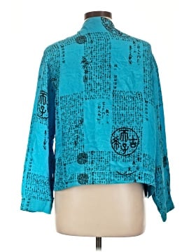 Chico's Design Long Sleeve Silk Top (view 2)