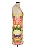 Derek Heart Graphic Tan Cocktail Dress Size L - photo 4