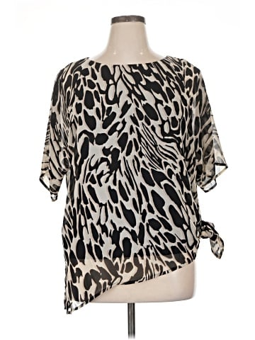 Dana Buchman Short Sleeve Blouse (view 1)
