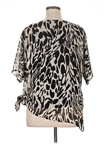 Dana Buchman Short Sleeve Blouse (view 2)