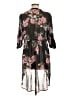 Torrid 100% Polyester Black 3/4 Sleeve Blouse Size Lg Plus (0) - photo 2
