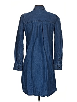 Madewell Denim Puff-Sleeve Shirtdress in Harris Wash (view 2)